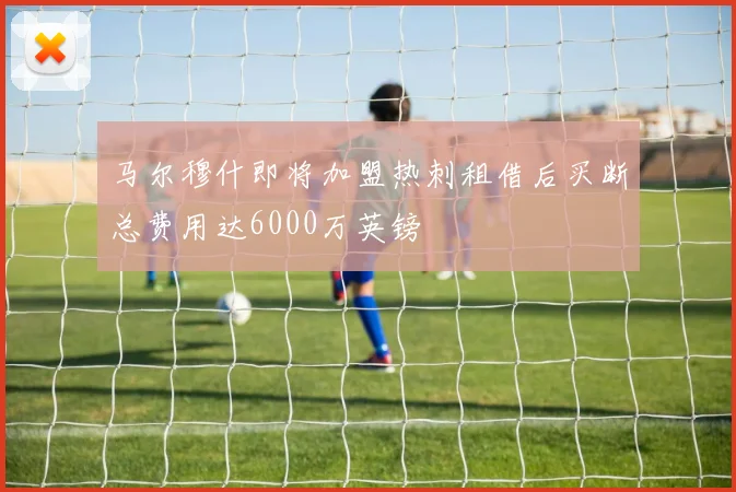 马尔穆什即将加盟热刺租借后买断总费用达6000万英镑